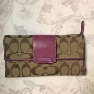 Brown Coach wallet